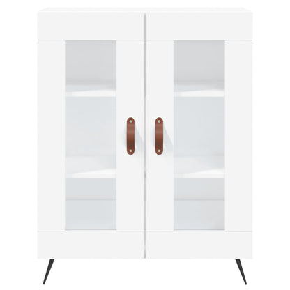 Hoge Kast 69,5X34X180 Cm Bewerkt Hout Wit