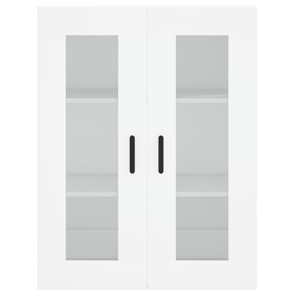 Hoge Kast 69,5X34X180 Cm Bewerkt Hout Wit