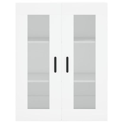 Hoge Kast 69,5X34X180 Cm Bewerkt Hout Wit