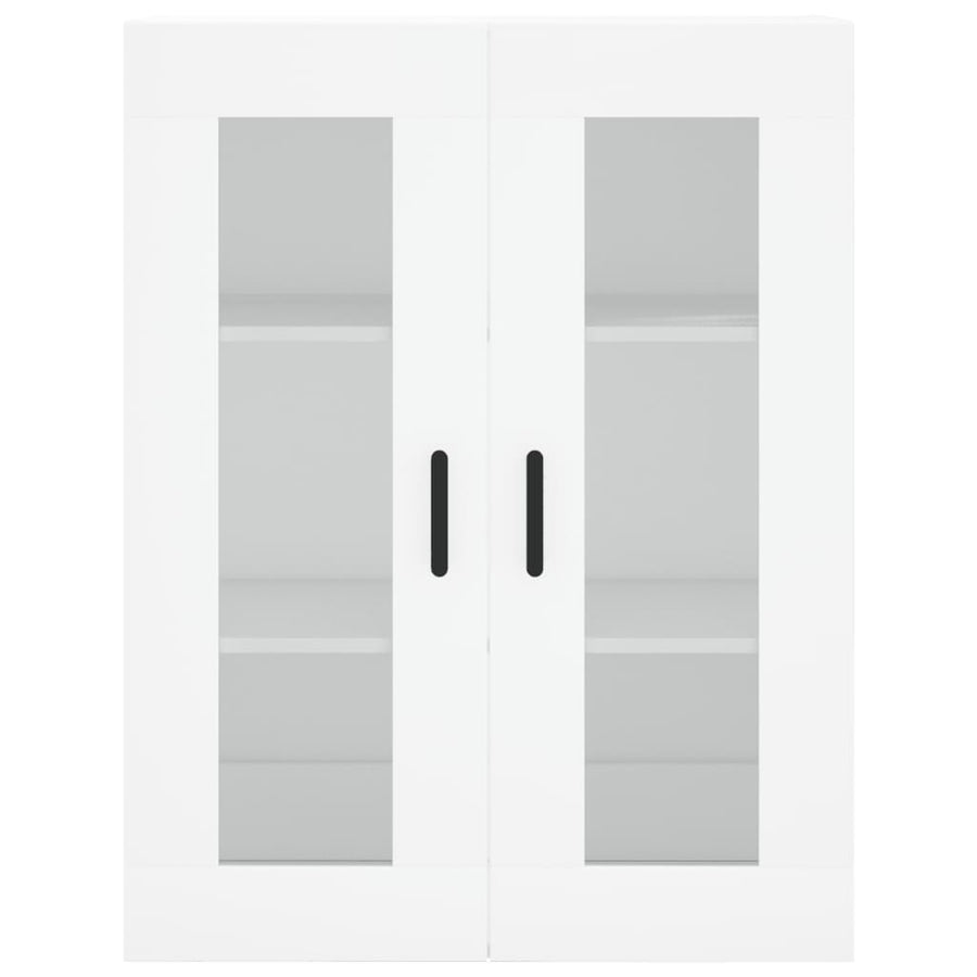 Hoge Kast 69,5X34X180 Cm Bewerkt Hout Wit