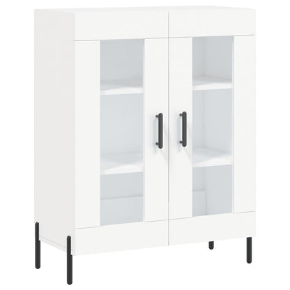 Hoge Kast 69,5X34X180 Cm Bewerkt Hout Wit