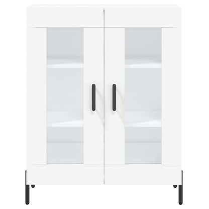 Hoge Kast 69,5X34X180 Cm Bewerkt Hout Wit