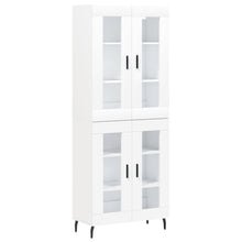 Hoge Kast 69,5X34X180 Cm Bewerkt Hout Wit