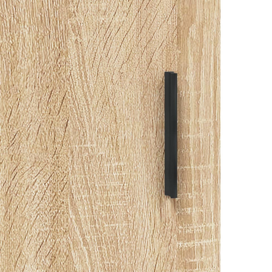 Hoge Kast 69,5X34X180 Cm Bewerkt Hout Kleurig Sonoma eiken