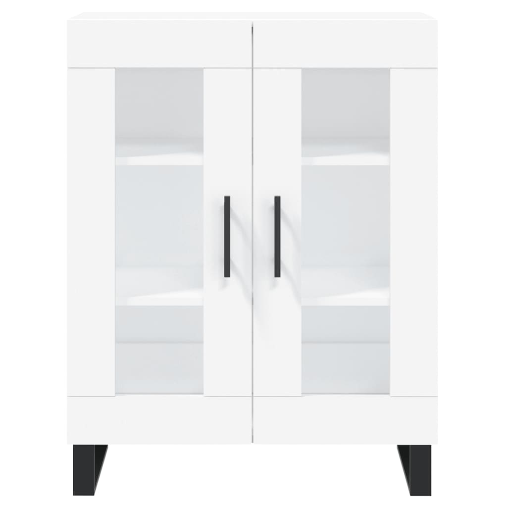 Hoge Kast 69,5X34X180 Cm Bewerkt Hout Wit