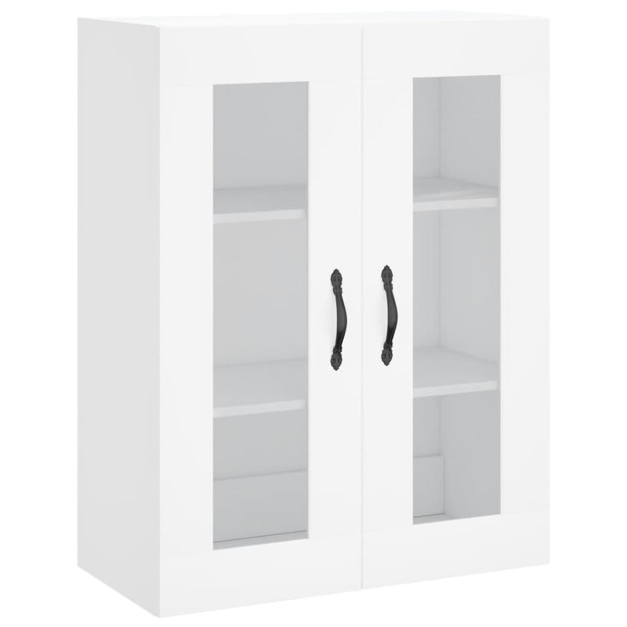 Hoge Kast 69,5X34X180 Cm Bewerkt Hout Wit