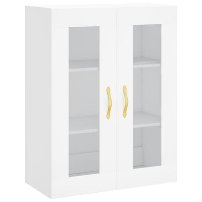 Hoge Kast 69,5X34X180 Cm Bewerkt Hout Wit