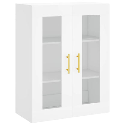 Hoge Kast 69,5X34X180 Cm Bewerkt Hout Wit