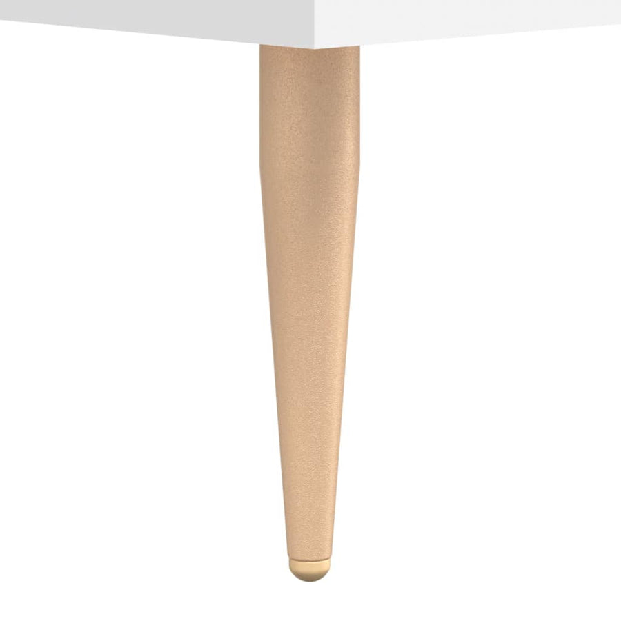 Hoge Kast 69,5X34X180 Cm Bewerkt Hout Wit