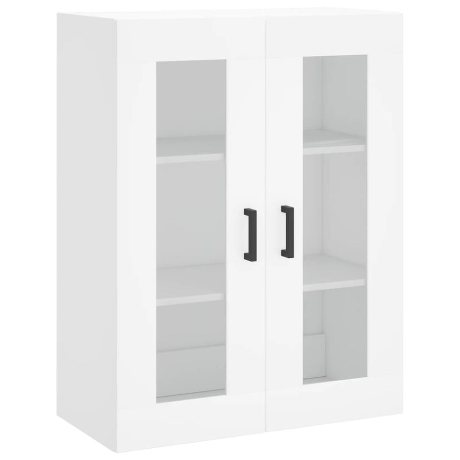 Hoge Kast 69,5X34X180 Cm Bewerkt Hout Wit