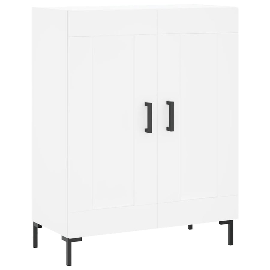 Hoge Kast 69,5X34X180 Cm Bewerkt Hout Wit