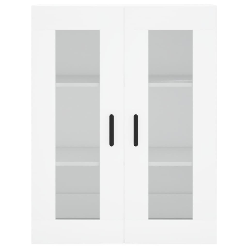 Hoge Kast 69,5X34X180 Cm Bewerkt Hout Wit