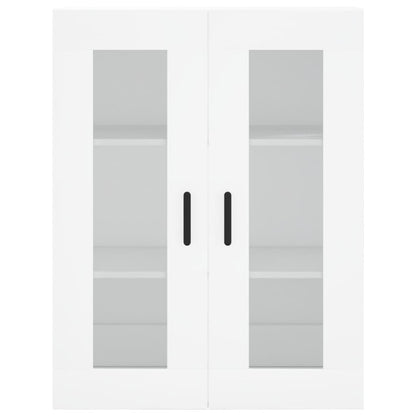 Hoge Kast 69,5X34X180 Cm Bewerkt Hout Wit
