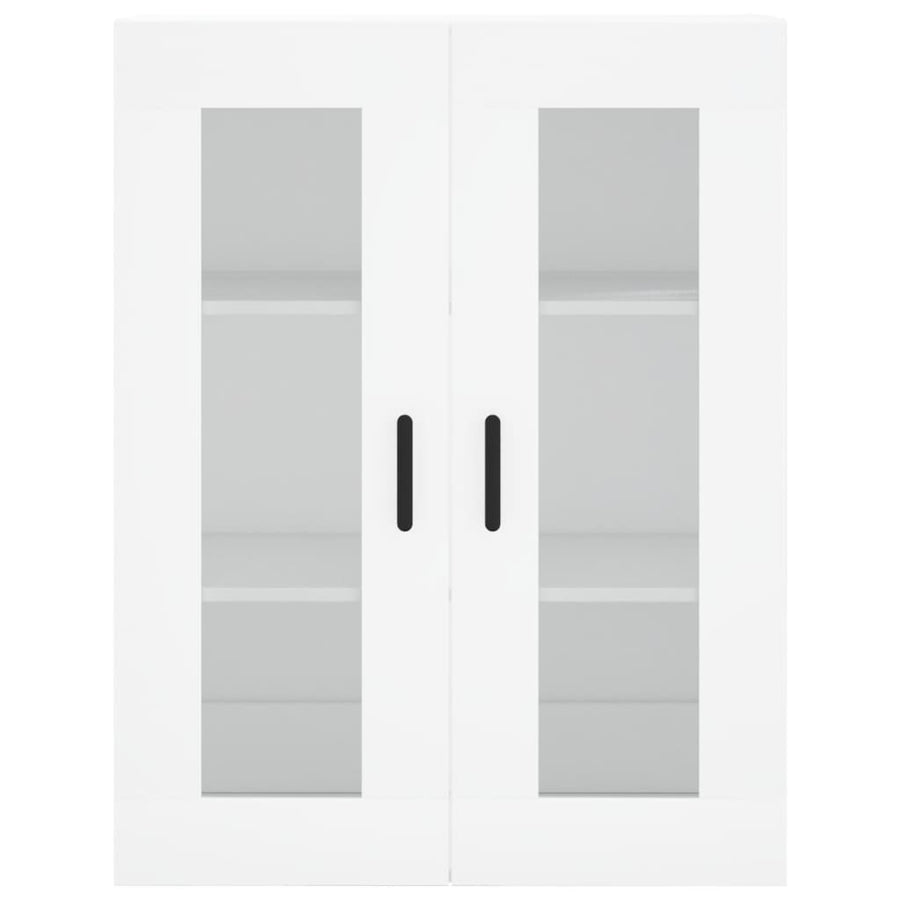 Hoge Kast 69,5X34X180 Cm Bewerkt Hout Wit