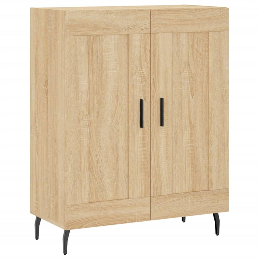 Hoge kast 69,5x34x180 cm bewerkt hout sonoma eikenkleurig