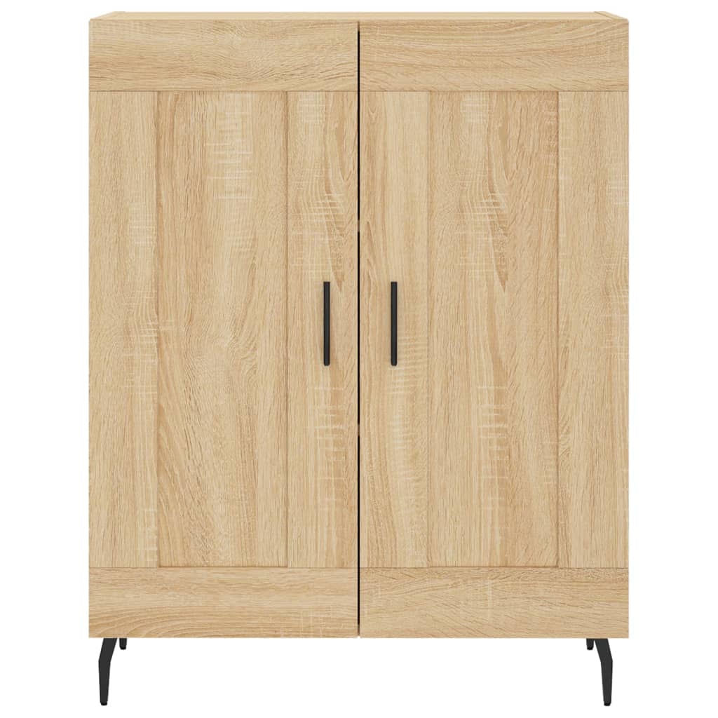 Hoge kast 69,5x34x180 cm bewerkt hout sonoma eikenkleurig