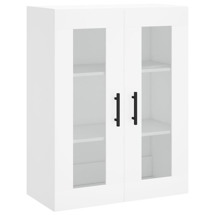 Hoge Kast 69,5X34X180 Cm Bewerkt Hout Wit