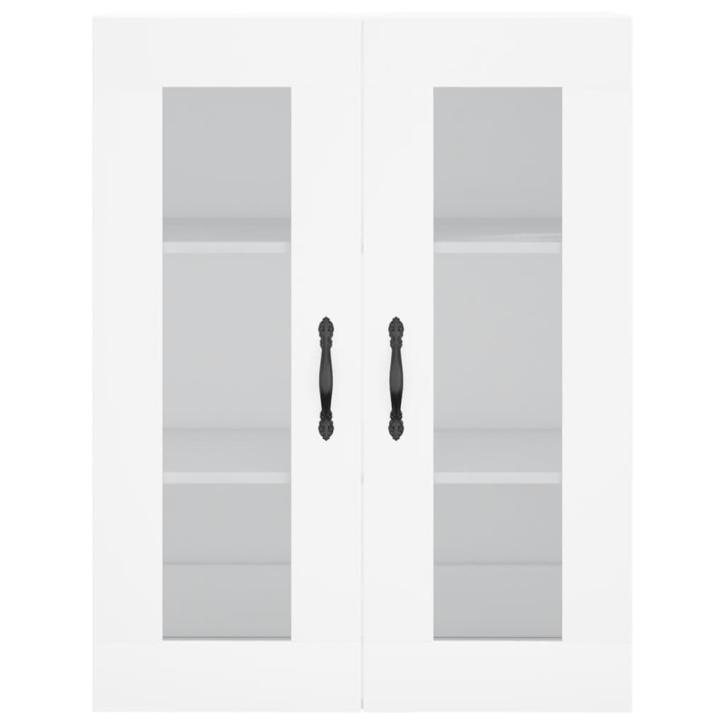 Hoge Kast 69,5X34X180 Cm Bewerkt Hout Wit