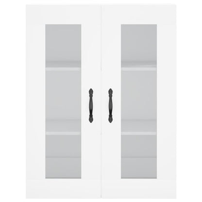 Hoge Kast 69,5X34X180 Cm Bewerkt Hout Wit