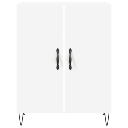 Hoge Kast 69,5X34X180 Cm Bewerkt Hout Wit