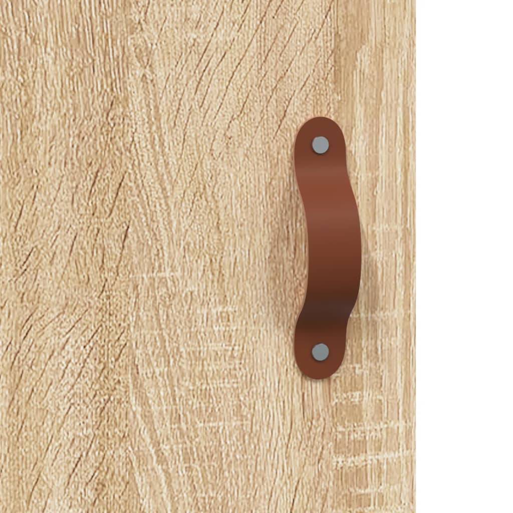 Hoge kast 69,5x34x180 cm bewerkt hout sonoma eikenkleurig