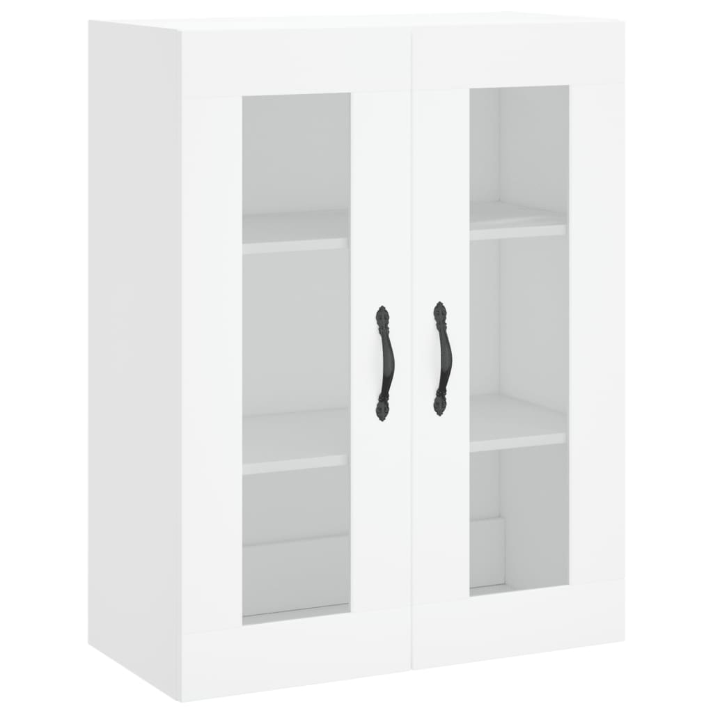 Hoge Kast 69,5X34X180 Cm Bewerkt Hout Wit