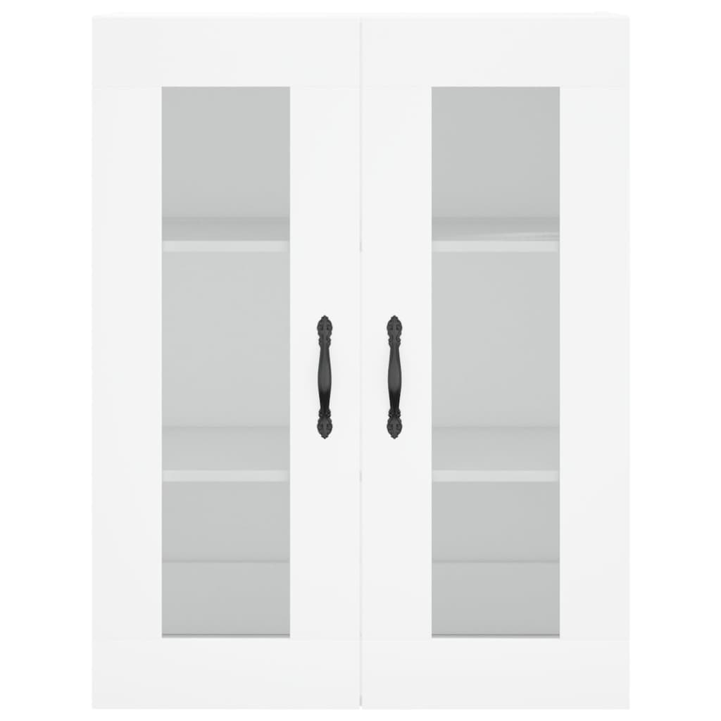 Hoge Kast 69,5X34X180 Cm Bewerkt Hout Wit