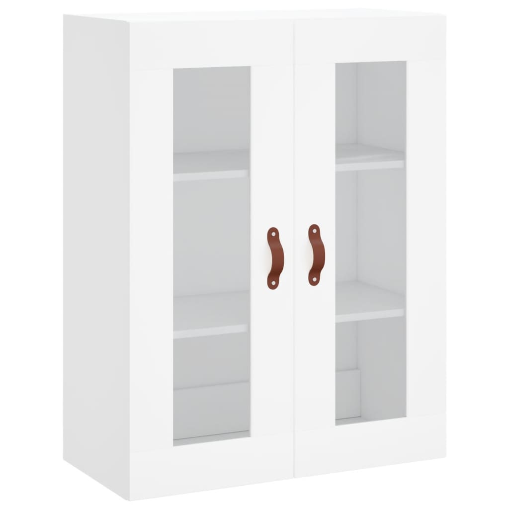 Hoge Kast 69,5X34X180 Cm Bewerkt Hout Wit