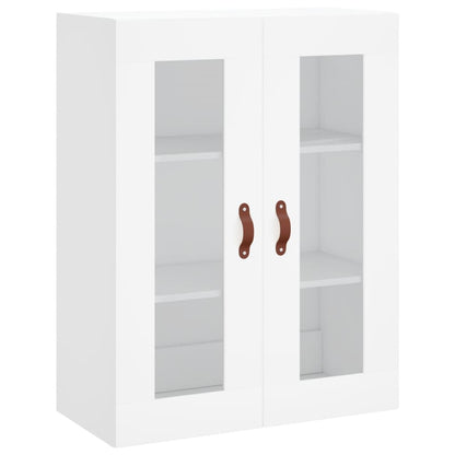 Hoge Kast 69,5X34X180 Cm Bewerkt Hout Wit