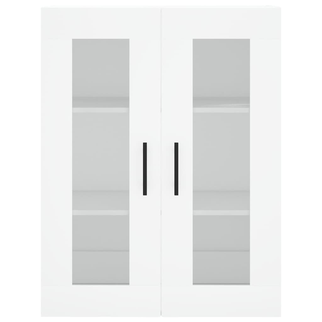 Hoge Kast 69,5X34X180 Cm Bewerkt Hout Wit