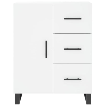 Hoge Kast 69,5X34X180 Cm Bewerkt Hout Wit