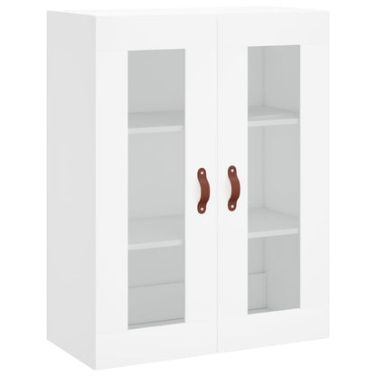 Hoge Kast 69,5X34X180 Cm Bewerkt Hout Wit