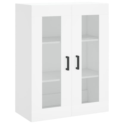 Hoge Kast 69,5X34X180 Cm Bewerkt Hout Wit