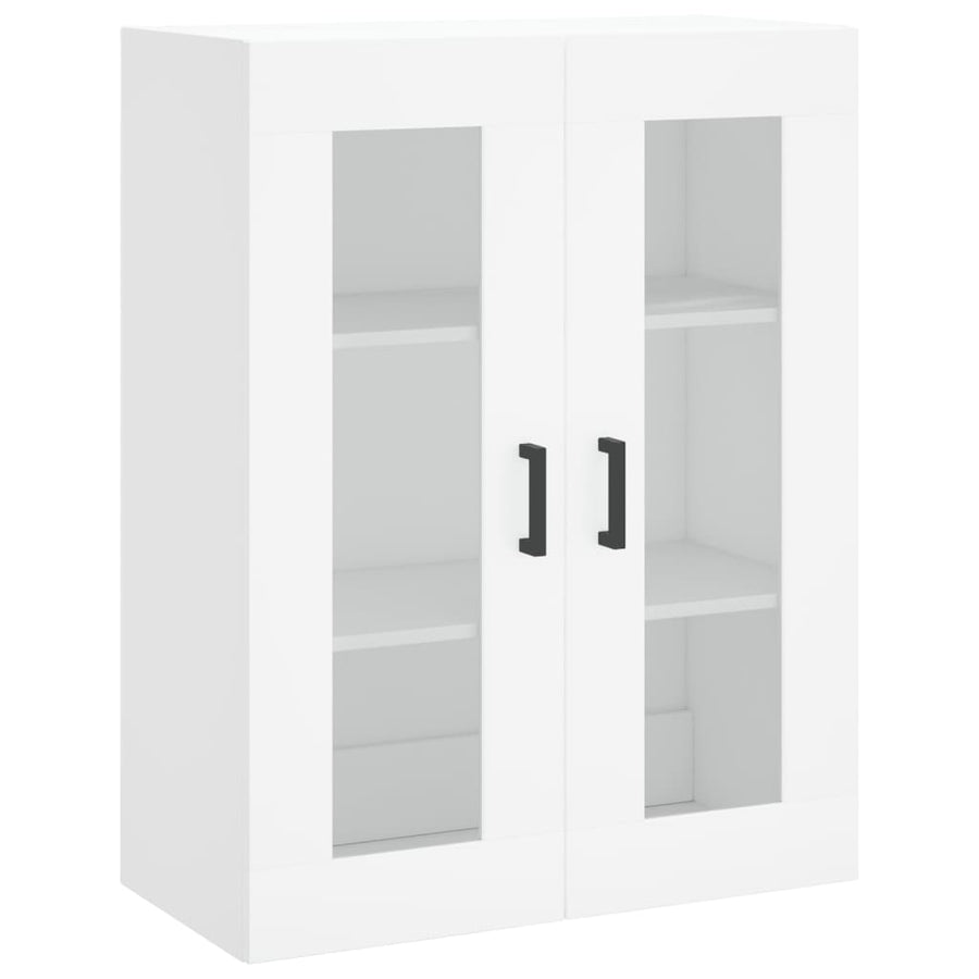 Hoge Kast 69,5X34X180 Cm Bewerkt Hout Wit