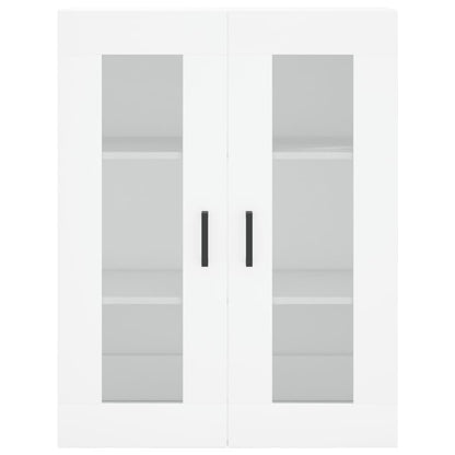 Hoge Kast 69,5X34X180 Cm Bewerkt Hout Wit