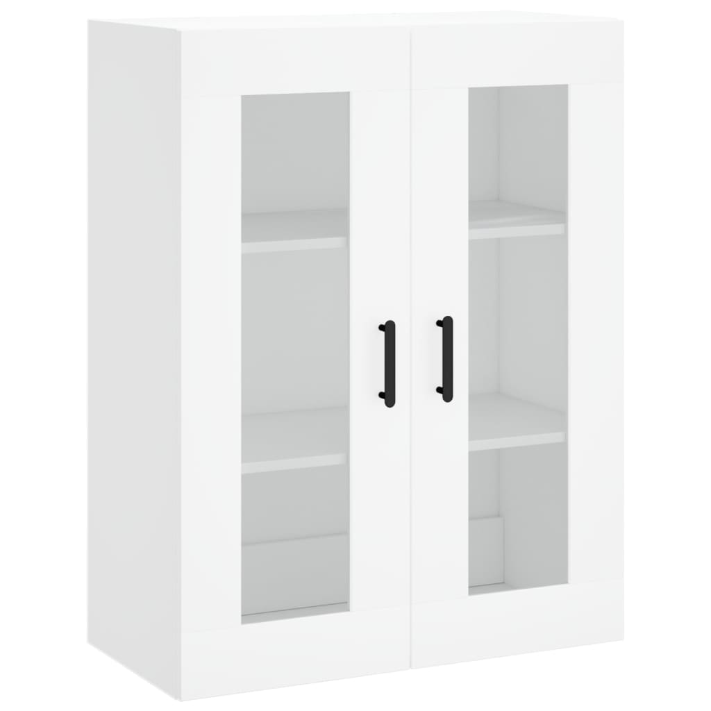 Hoge Kast 69,5X34X180 Cm Bewerkt Hout Wit