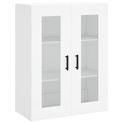 Hoge Kast 69,5X34X180 Cm Bewerkt Hout Wit