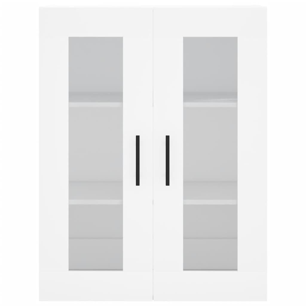 Hoge Kast 69,5X34X180 Cm Bewerkt Hout Wit