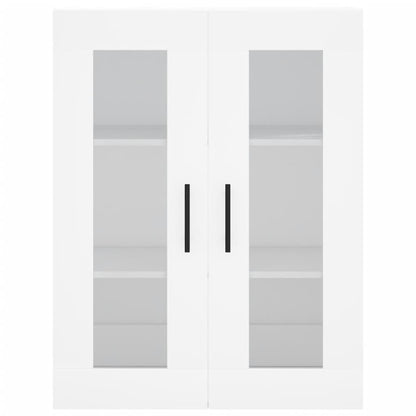 Hoge Kast 69,5X34X180 Cm Bewerkt Hout Wit