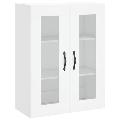 Hoge Kast 69,5X34X180 Cm Bewerkt Hout Wit