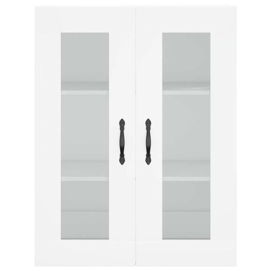 Hoge Kast 69,5X34X180 Cm Bewerkt Hout Wit