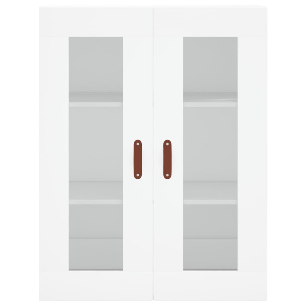 Hoge Kast 69,5X34X180 Cm Bewerkt Hout Wit