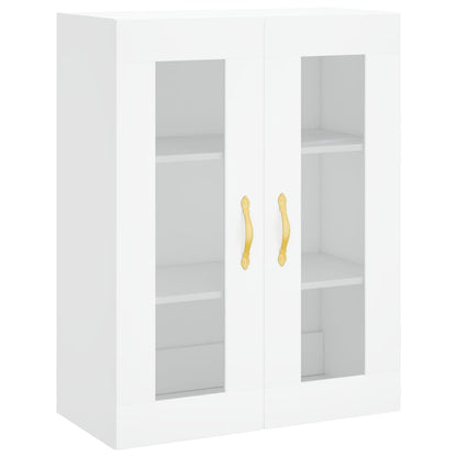 Hoge Kast 69,5X34X180 Cm Bewerkt Hout Wit