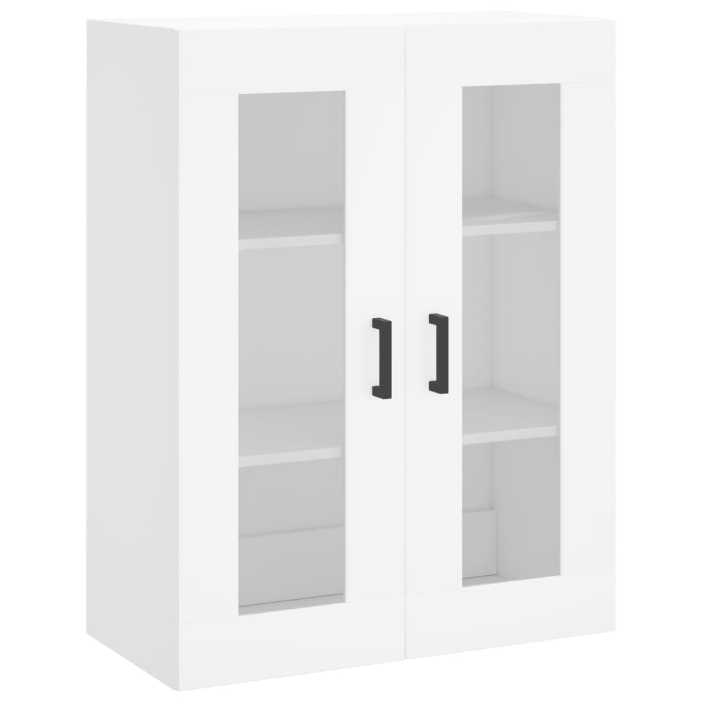 Hoge Kast 69,5X34X180 Cm Bewerkt Hout Wit