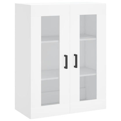 Hoge Kast 69,5X34X180 Cm Bewerkt Hout Wit