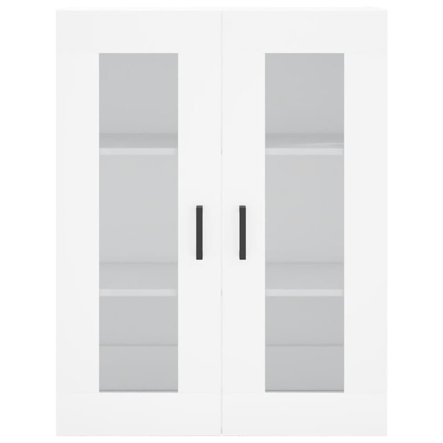 Hoge Kast 69,5X34X180 Cm Bewerkt Hout Wit