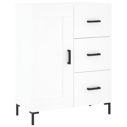 Hoge Kast 69,5X34X180 Cm Bewerkt Hout Wit
