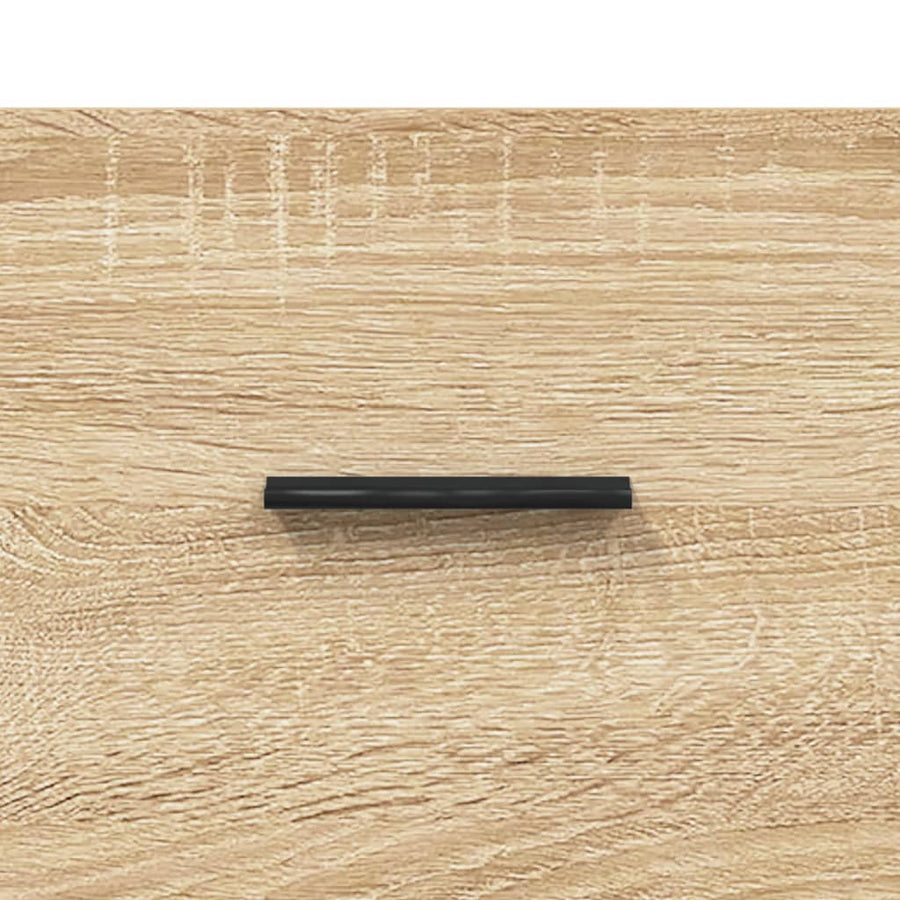Hoge kast 69,5x34x180 cm bewerkt hout sonoma eikenkleurig