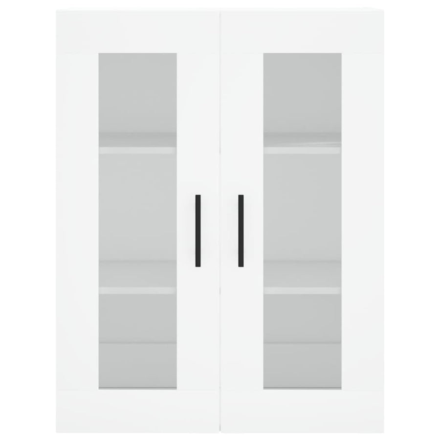Hoge Kast 69,5X34X180 Cm Bewerkt Hout Wit