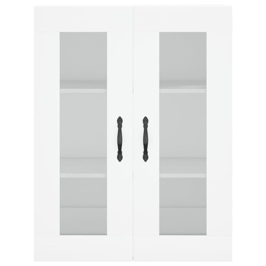 Hoge Kast 69,5X34X180 Cm Bewerkt Hout Wit